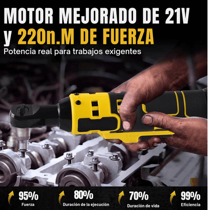 LLAVE TRINQUETE 220NM INALÁMBRICA | POTENCIA REAL PARA TRABAJO PESADO