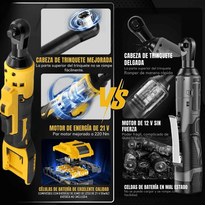 LLAVE TRINQUETE 220NM INALÁMBRICA | POTENCIA REAL PARA TRABAJO PESADO