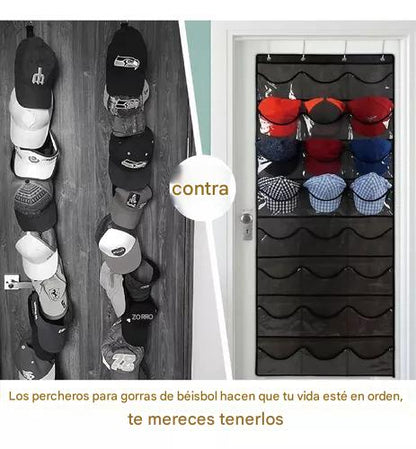 RACK X 24 NEGRO: ORDENA 24 GORRAS EN 1 SOLO PASO + ¡ ENVÍO GRATIS !