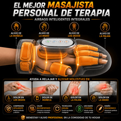MASAJEADOR INALÁMBRICO PROFESIONAL 3 EN 1 PARA MANOS, DEDOS Y MUÑECAS