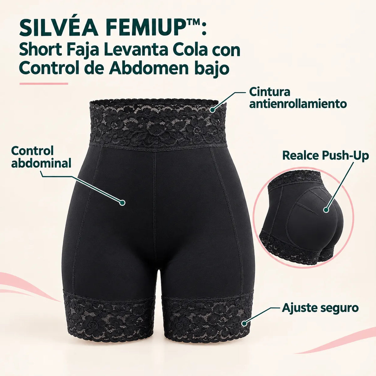 SILVÉA FEMIUP™ Levanta Cola